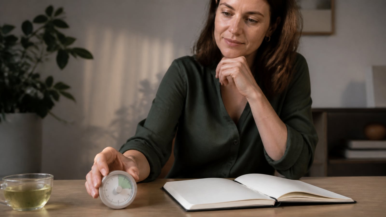 Consultant bespreekt rustig een prijsverhoging